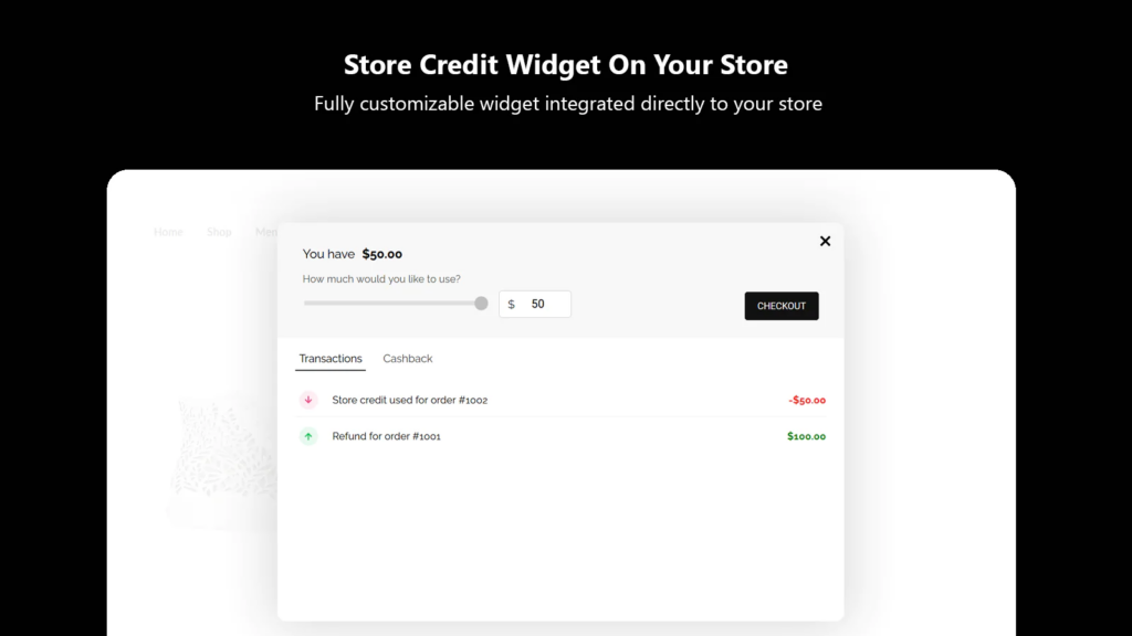credityard store credit shopify app