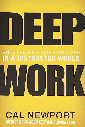 The front cover of Deep Work