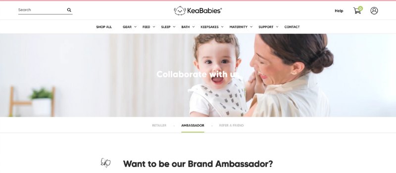 Keababies is top 10 Affiliate Programs for Mom Bloggers