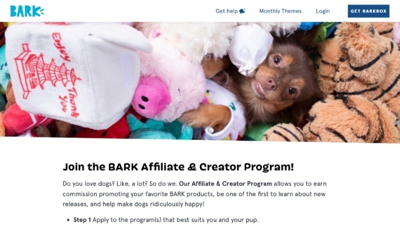 BarkBox Affiliate Programs for Podcasters