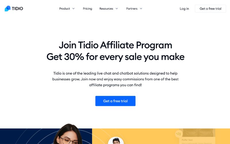 Tidio affiliate program