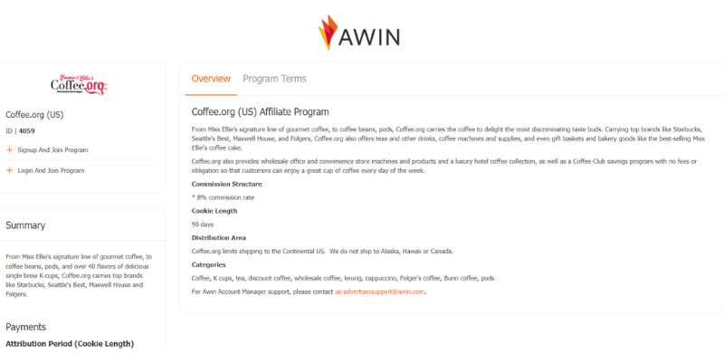 Coffee Affiliate Programs 7