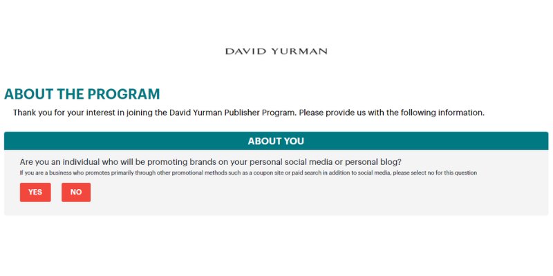 David Yurman (Luxury jewelry) Affiliate Programs