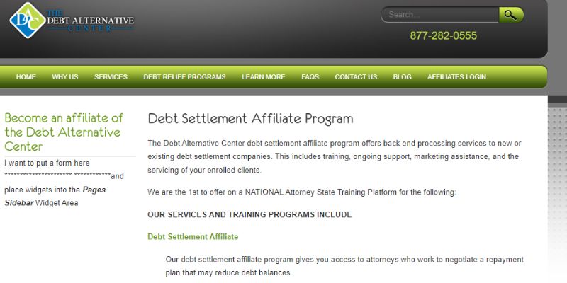 Debt Settlement Affiliate Programs 8