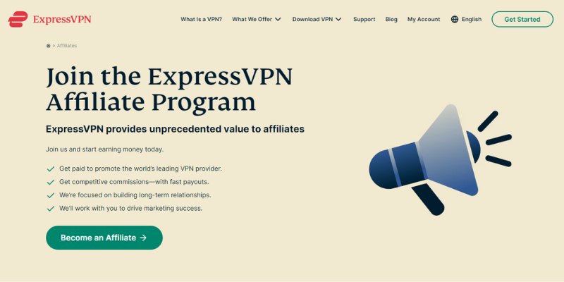 #7 Affiliate Programs for Streamers is ExpressVPN