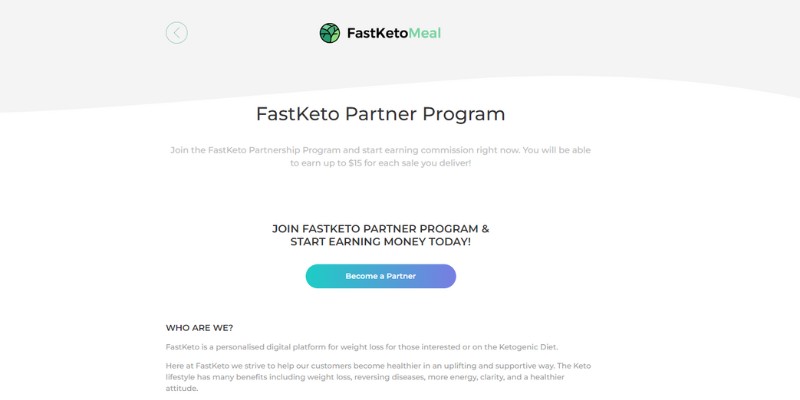 Fastketomeal Affiliate programs