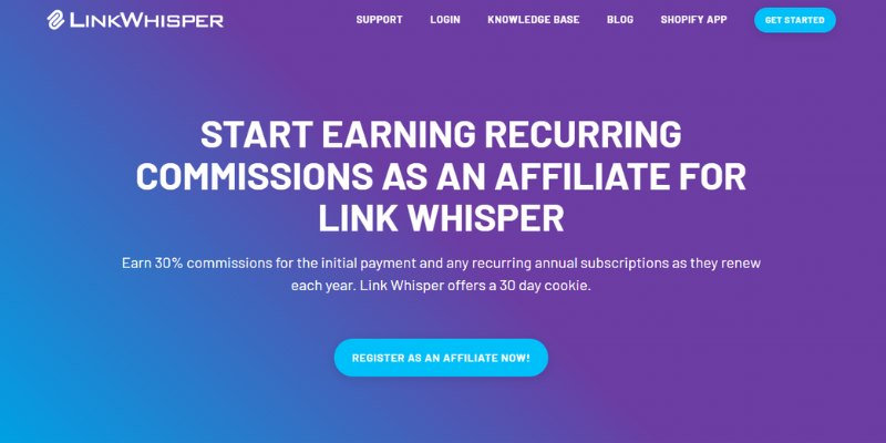 #4 seo affiliate programs is Link Whisper