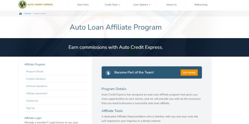 Auto Loan Affiliate Programs 1