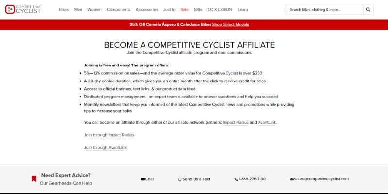 Bicycle Affiliate Programs 7