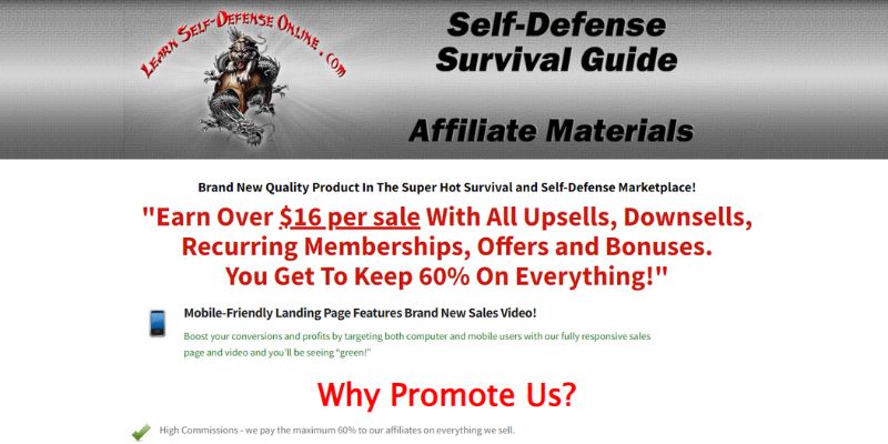 Self-defense Affiliate Programs 6