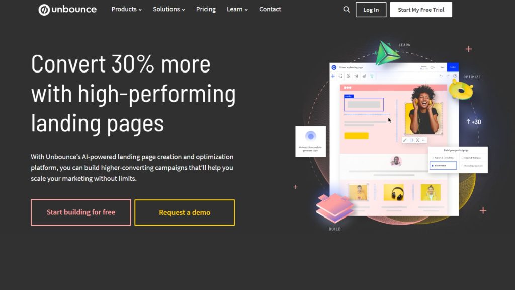 affiliate marketing landing page examples 11