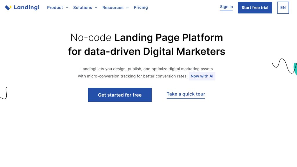 affiliate marketing landing page examples 8