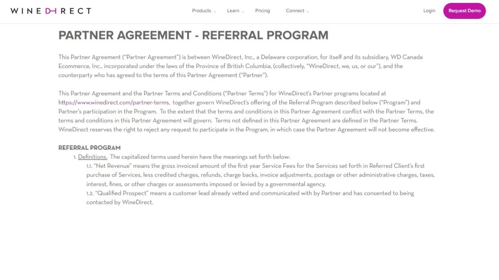 what is a referral agreement 1